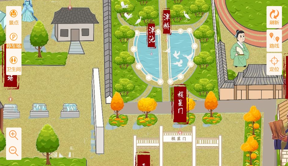 元门乡手绘地图景区语音讲解导览系统：智慧景区建设的基石